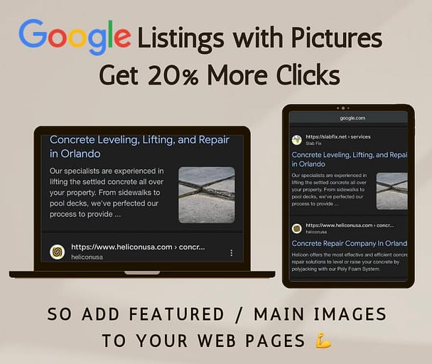 Google marketing for Concrete Lifters